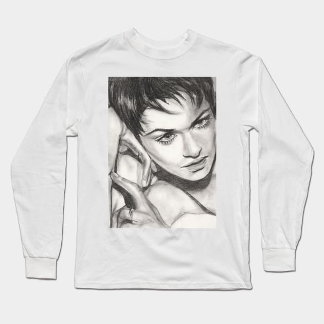 Winona Ryder Long Sleeve T-Shirt by Svetlana Pelin